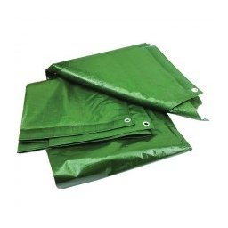 PRELATA CU INELE 120 G/MP, 4 X 4 M, VERDE / 16MP