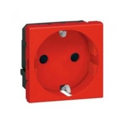 Priza Schuko Ups 45X45Mm Pentru Canal Cablu 100X50 Meks