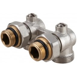 Robinet Dublu Pentru Calorifer Tip H 1048, 1/2 X 3/4
