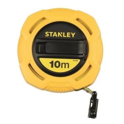 RULETA STANLEY 10M BANDA FIBRA DE STICLA, CARCASA INCHISA