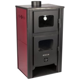 Semineu Pe Lemne Cu Cuptor, Perete Dublu Si Termometru Evotools Plus (Ecodesign) / 12Kw