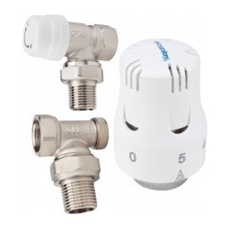Set Robinet Cu Termostat Si Robinet Retur / D[Inch]: 1/2