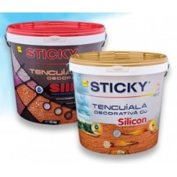 Tencuiala Decorativa Cu Silicon Sticky (Bob De Orez) / 25Kg