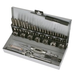 TRUSA TAROZI SI FILIERE HSS CU ACCESORII M3-M12 - 32 PIESE