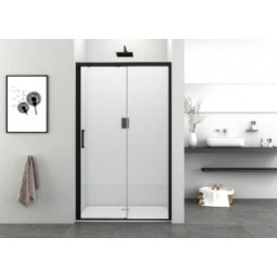 Usa Culisanta Cu Sistem Soft-Close Pt Cabina Dus Sanotechnik Elite Black Sc120B