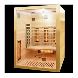 Sauna Cu Infrarosu Sanotechnik Open Pentru 3 Persoane J20150 Cromoterapie