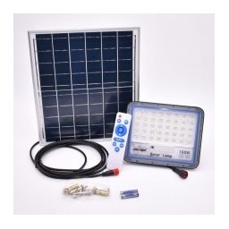 Proiector Led Cu Incarcare Solara Si Telecomanda 100W 1200Lm Kosmo