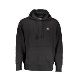 Hanorac barbati, cu mini logo, Regular fit, Negru (Marime: M)