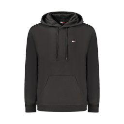 Hanorac barbati, cu mini logo brodat, Regular fit, Negru (Marime: XL)