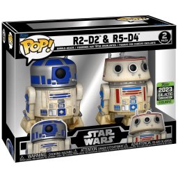 Funko Figurină Pop! Star Wars 68750 - R2-D2 & R5-D4 (exclusiv Convenția Galactică) 2-Pack
