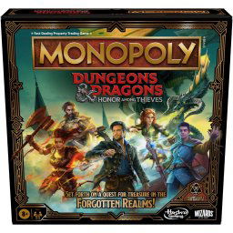 Hasbro F6219 Joc de societate - Monopoly Dungeons & Dragons: Honor Among Thieves Game (versiune limba engleza)