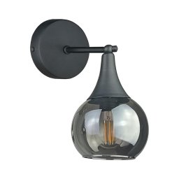 Aplică STAR 1xE27/60W/230V negru/negru fumuriu