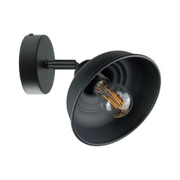 Spot de perete FAUN 1xE27/60W/230V negru