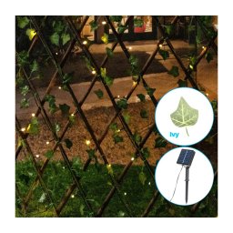 Instalație LED solară Aigostar 148xLED/2x1,2m IP65 alb cald iederă