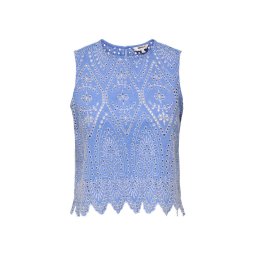 ONLY Top Onltulum Sl Emb Wvn 15343156 17-3936 TCX blue bonnet