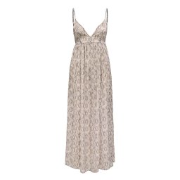 ONLY Rochie Onlsadia Life Strap Bow Maxi Wvn 15344642 11-0603 TCX pastel parchment