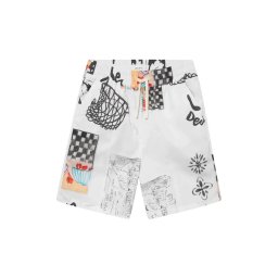 LES DEUX Bermude Otto Aop Shorts LDM511059 218218-light ivory