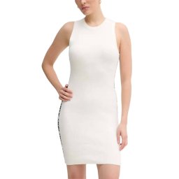 DKNY Rochie Logo DJ5R0656 E471 ivory/black