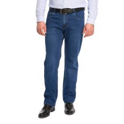 Blugi barbatesti clasici Atlas, albastru inchis (Marime pantalon: W37)