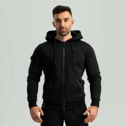 STRIX Hanorac cu fermoar Nova Black XXL