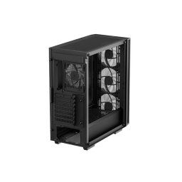 CARCASA DeepCool MATREXX55-middle tower-gaming-fara sursa-suporta 8xfan- 4xfan inclus- USB 31 gen1x1- USB-C-audiomic-7 sloturi e