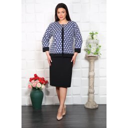 Compleu Elegant 2 piese Avada Indigo