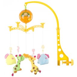 Carusel muzical pentru patut Chipolino Girraffes and Elephants
