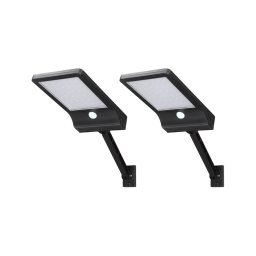 Aigostar - Set de 2 lămpi solare LED cu senzor. LED/3W/3,7V 3000/4000/5000K + telecomandă