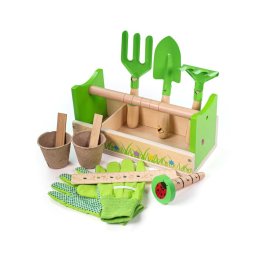 Set de grădinărit în ladă Bigjigs Toys