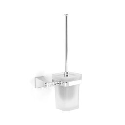 Suport perie WC PARTHENON lungime 16.3 latime 11.7 inaltime 36 cromat