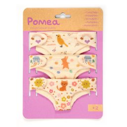 Colectia pomea set 3 scutece pentru papusi bebelus, djeco