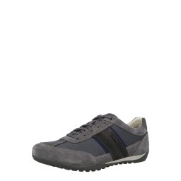 GEOX Sneaker low 'Wells' albastru / gri metalic / gri închis