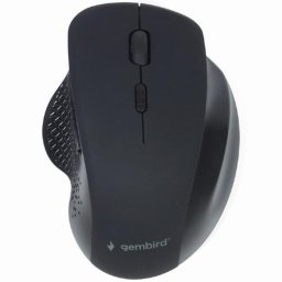 Mouse, wireless Gembird, 1600 dpi, Negru, MUSW-6B-02