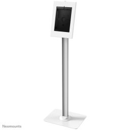 Stand podea mobil/fix pentru tablete Neomounts FL15-650WH1; pentru display-uri cu diagonale 9,7"-11", sistem de prindere VESA 75x75~75x75, tilt +75°, rotate 90°, inaltime reglabila manual 1110-1260mm; culoare alb. Garantie 5 ani