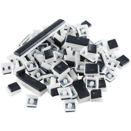Tastatura Set taste pentru tastatura mecanica Glorious Aura Keycaps Black US-Layout- 104 taste, ANSI