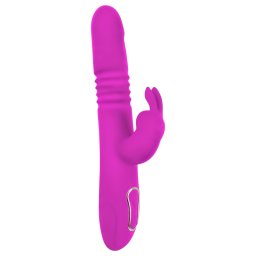 SMILE - vibrator rabbit cu rotire și împingere, braț pentru clitoris