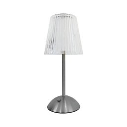 Lampă de birou LED ELBA, touch, încărcabilă, 1,6W, 800 mAh, crom mat, clară