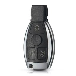 Carcasa cheie auto tip briceag Techstar pentru Mercedes-Benz cu 3 butoane, compatibila cu modele A, B, C, E, S, ML, GLK, Vito, Sprinter