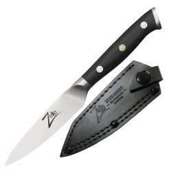 Zelite Infinity by Klarstein Alpha-Royal German 5", set de 4 cuțite pentru steak, 56 HCR, oțel inoxidabil (AR-PARG-GMST)