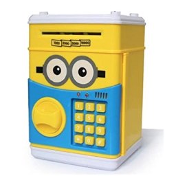 Pusculita interactiva pentru copii Minion cu functie ATM seif si cod pin