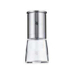 Rasnita WMF De Luxe seasoning mill 14cm, Rasnita manuala condimente, Argintiu/Transparent, Măcinare reglabilă de la fin la grosier