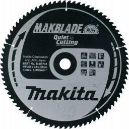 MAKBLADE PLUS - Panza fierastrau circular, lemn, 355x30x3 mm, 80 dinti
