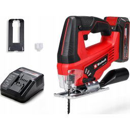 Fierastrau pendular pe acumulator 18/70 Li KIt, 2700 curse/min, 70 mm adancime taiere lemn, 10 mm adancime taiere plastic, 8 mm adancime taiere otel, acumulator 18 V 2.5 Ah Einhell Power-X-Change si incarcator
