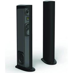Boxe podea TRITON THREE+ cu subwoofer activ 21Hz - 35kHz 90dB pereche Negru