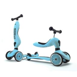 Trotineta copii transformabila 2 in 1 Scoot and Ride HighwayKick 1 Blueberry