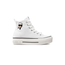 KARL LAGERFELD Sneakers Kampus Max Nft Patch Hi Lace KL60444 911-white canvas