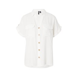 VERO MODA Bluză 'Bumpy' alb