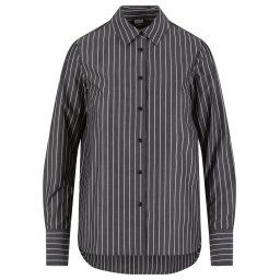 Urban Classics Bluză gri închis / alb