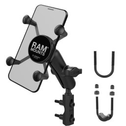 RAM MOUNTS SET (B) PRINDERE U-BOLT LATERAL / LEGATURA MEDIE / SUPORT X-GRIP /MARE