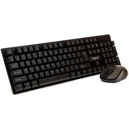 Kit wireless tastatura si mouse Spacer SPDS-1100, Negru
